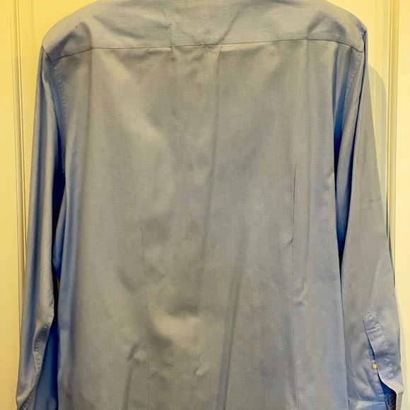 EUC, Ted Baker, Endurance, Beautiful blue and white, L/S button down, 17” 34/35 - Picture 7 of 10
